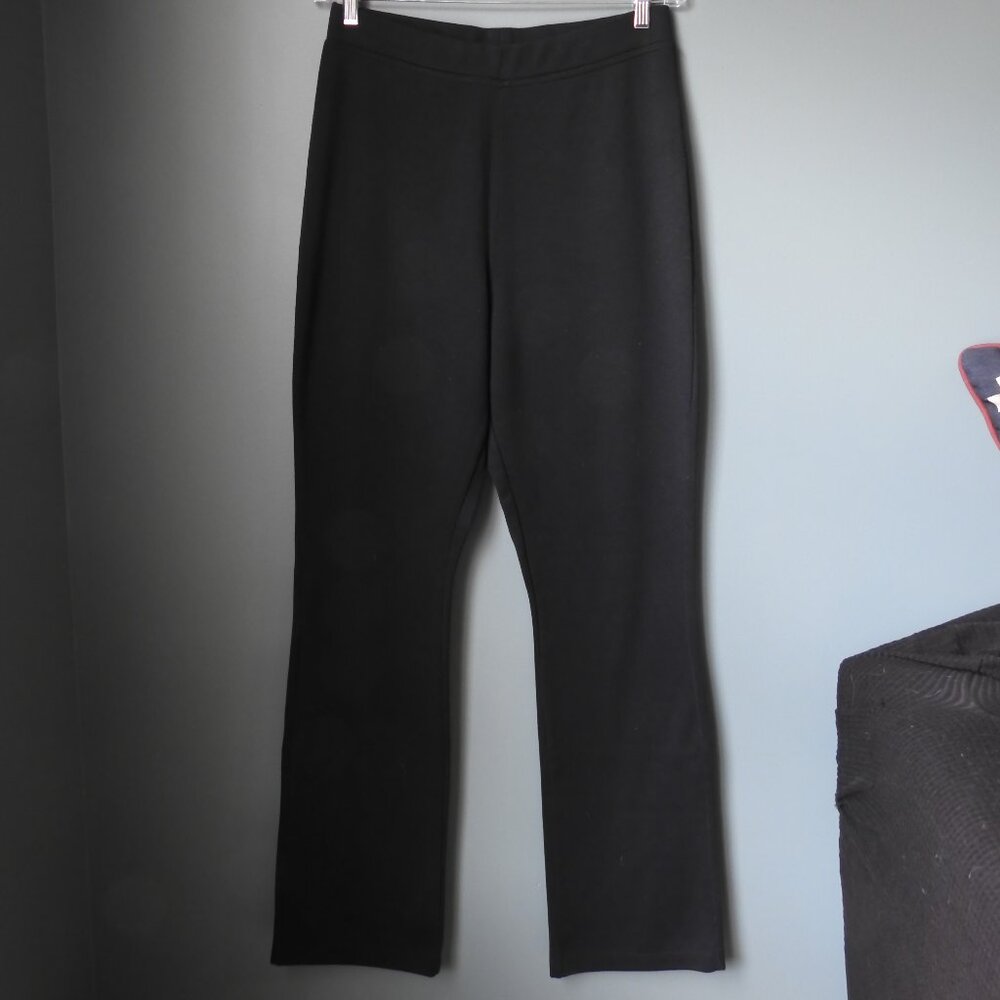 Woman Within Women's Plus Size Bootcut Ponte Stretch Knit Pant Black 14WTL
